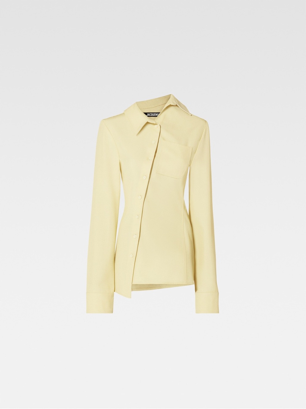 Jacquemus La Chemise Pablo – Pale Yellow, Les Sculptures NWT - Picture 2 of 8